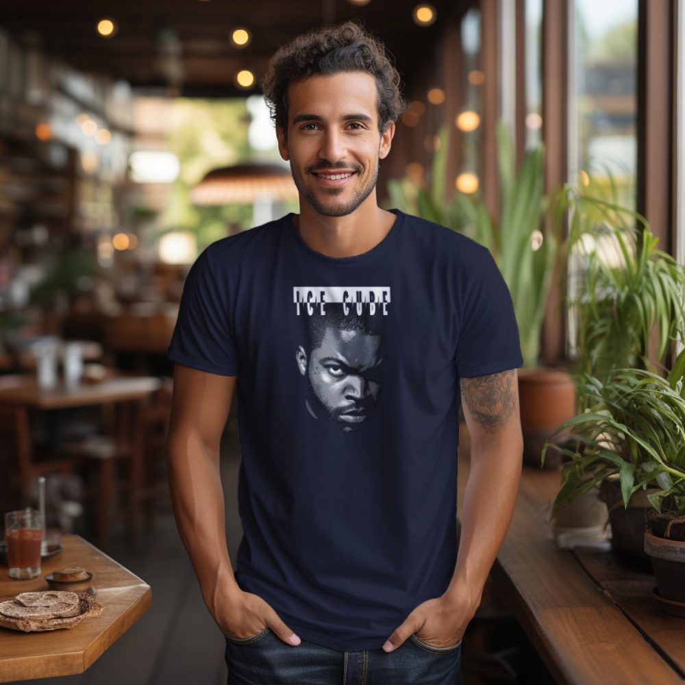 T-shirt homme Ice Cube avec un design de Ice Cube BlueFace