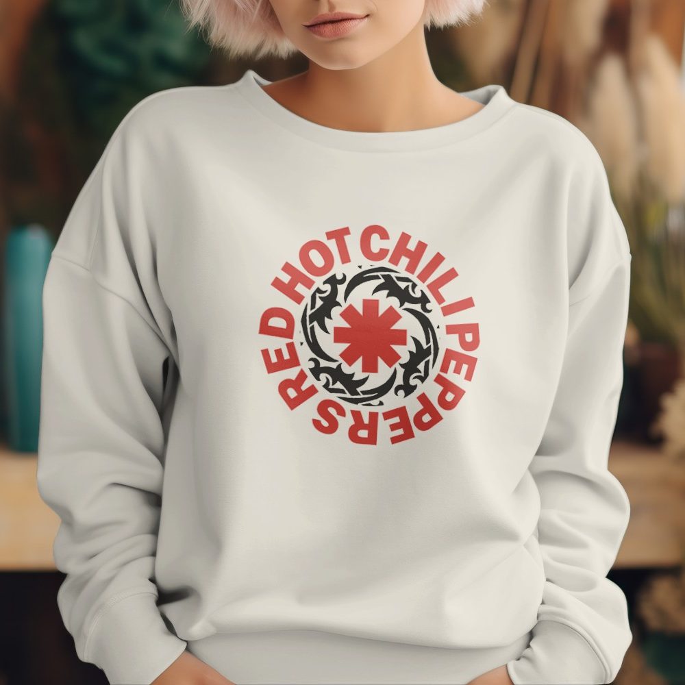 Sweat oversize coton bio Femme RHCP avec un design de RHCP Tribal