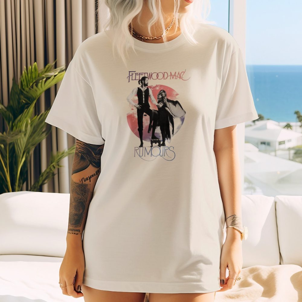 T-shirt oversize coton bio femme Fleetwood Mac avec un design de Fleetwood Mac Rumours