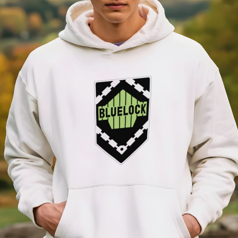 Sweat-shirt à capuche Homme Bluelock avec un design de Bluelock Team Blason