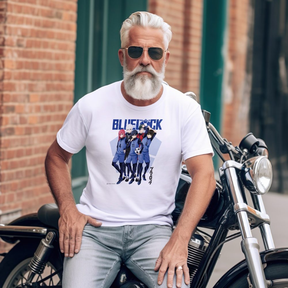 T-shirt Homme Bluelock avec un design de Bluelock Team noir