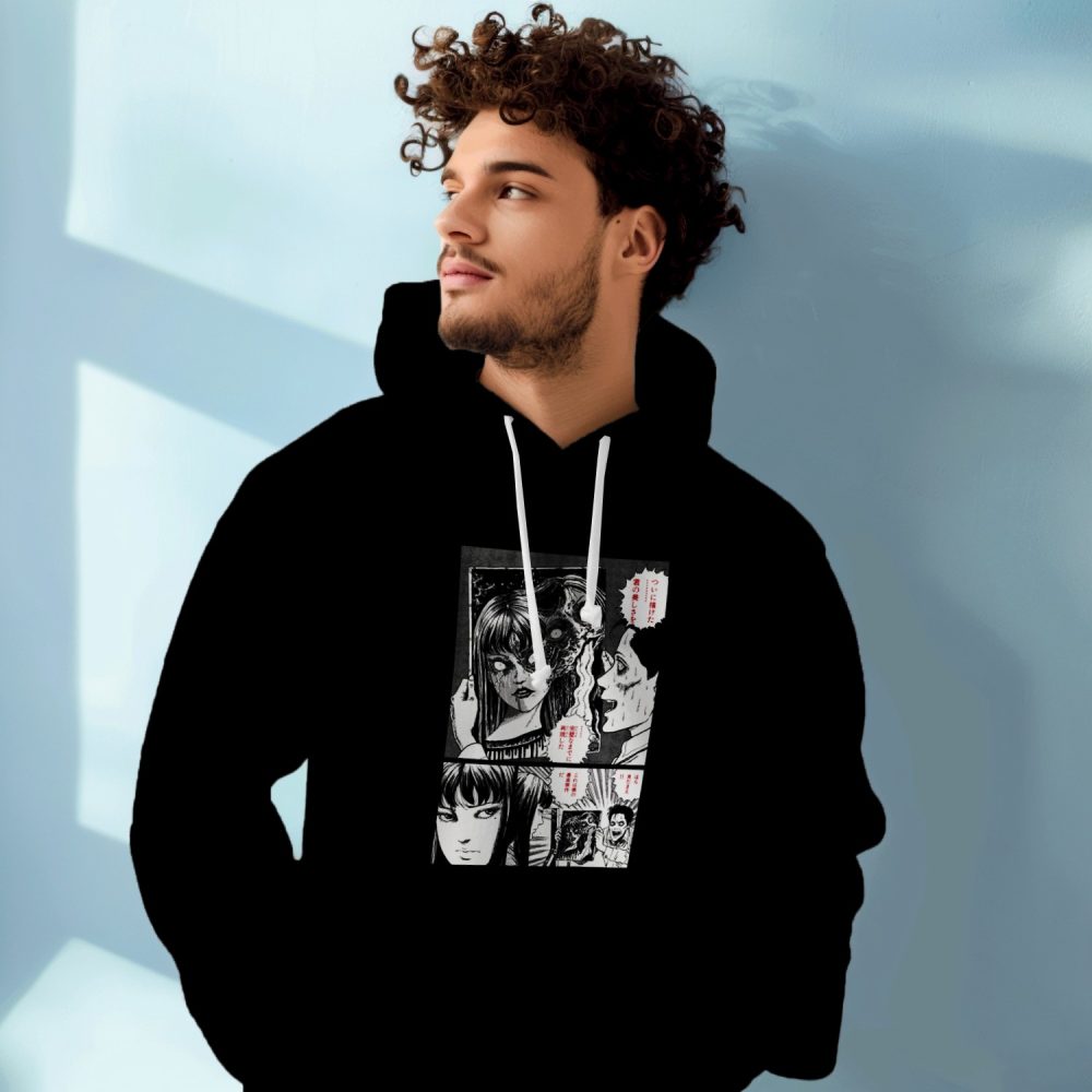 Sweat-shirt à capuche Homme Junji Ito Collection avec un design de Junji Ito Collection Portrait