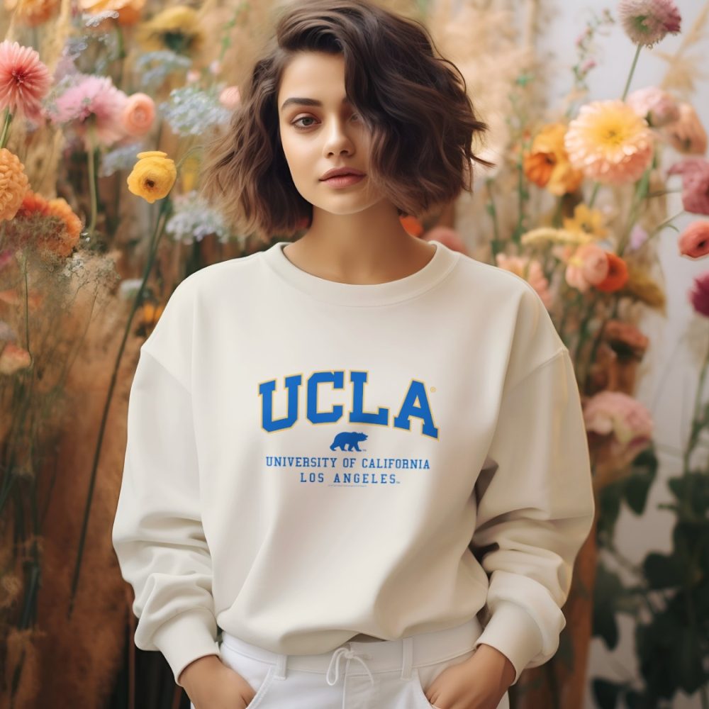 Sweat oversize coton bio Femme UCLA avec un design de UCLA Ours