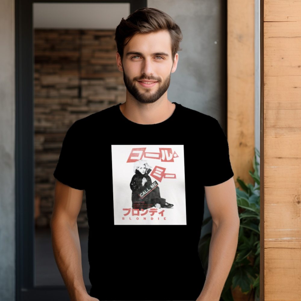 T-shirt Homme Blondie avec un design de Blondie Call Me Asian