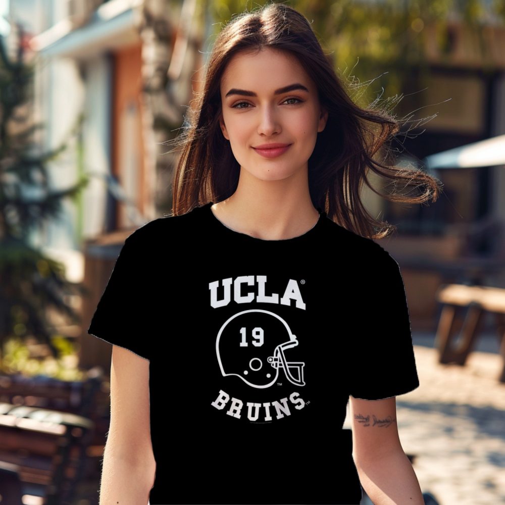 T-shirt Femme UCLA avec un design de UCLA Casque 19 Bruins