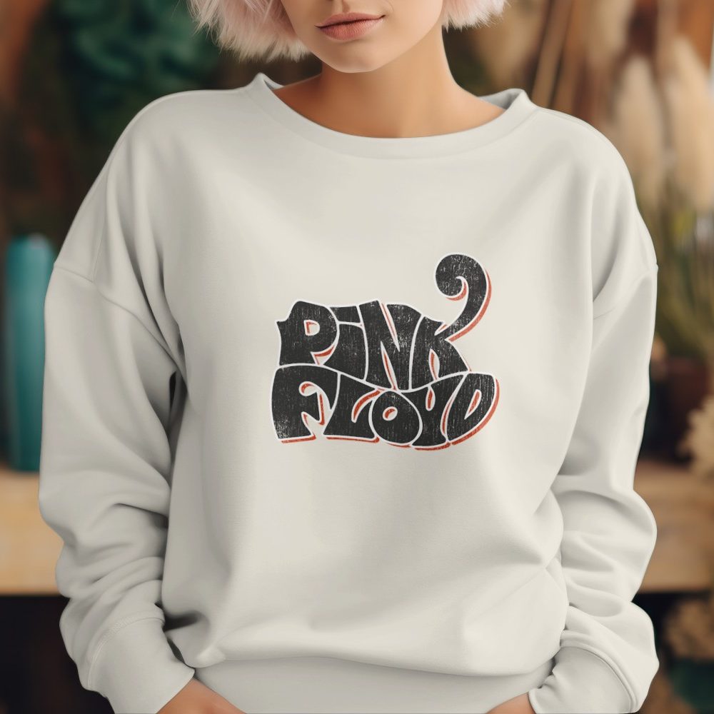 Sweat oversize coton bio Femme Pink Floyd avec un design de Pink Floyd
