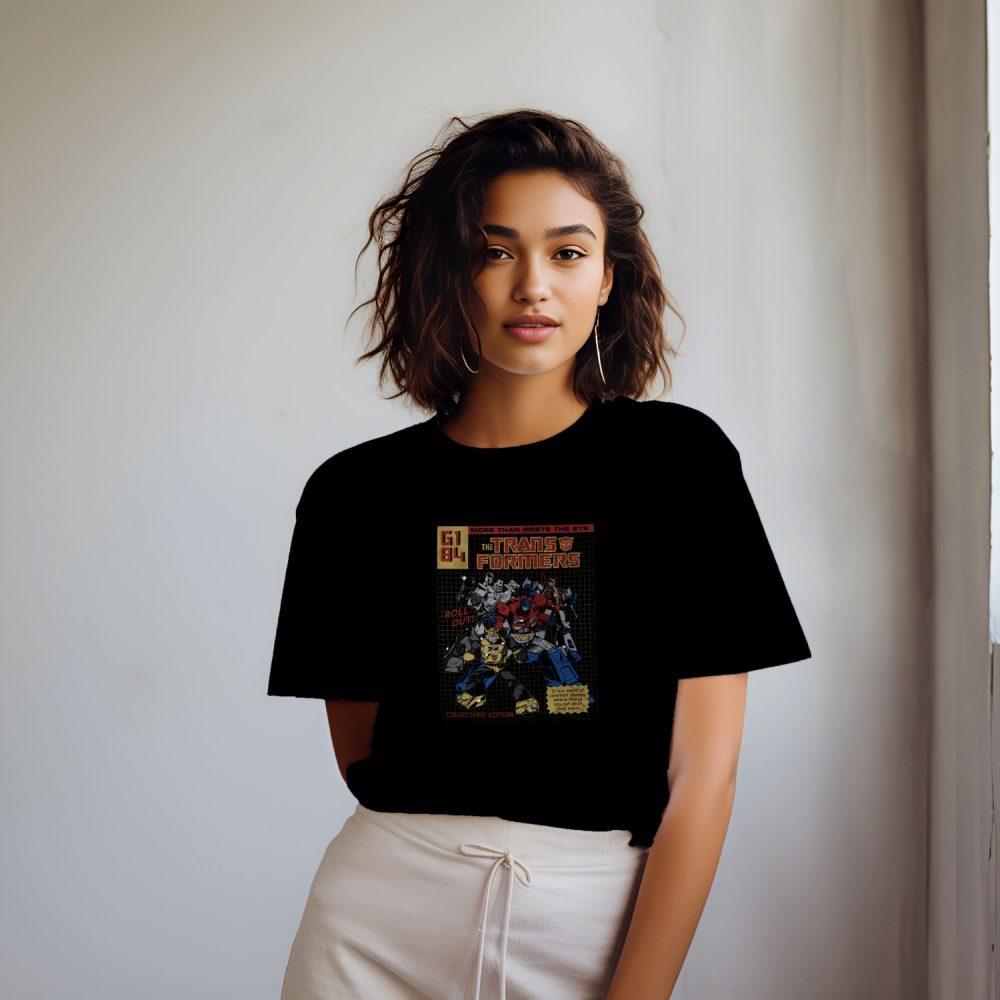 T-shirt oversize coton bio Femme Transformers avec un design de Transformers Roll Out