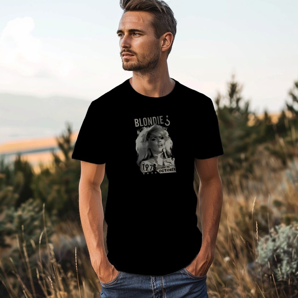 T-shirt Homme Blondie avec un design de Blondie 1978