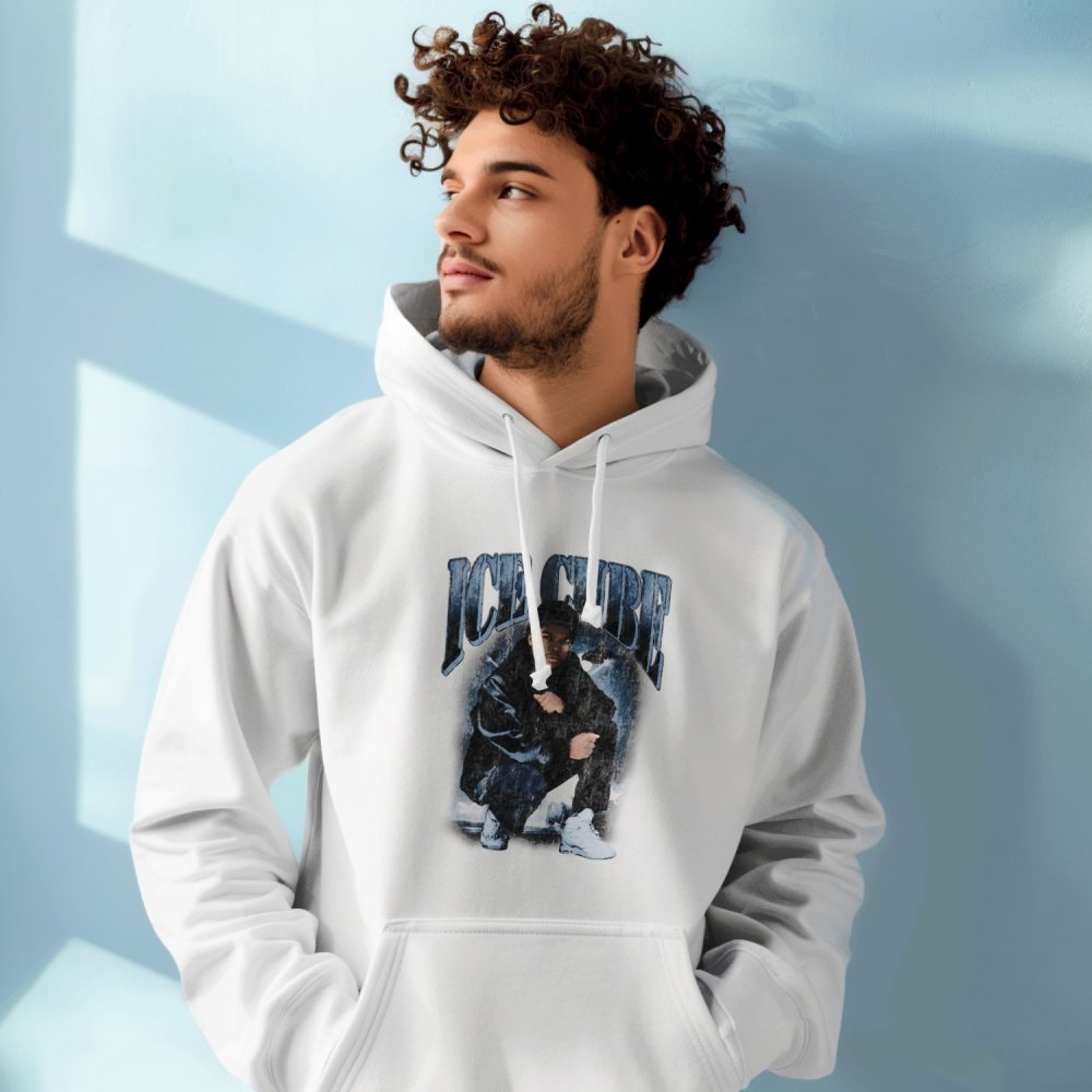 Sweat-shirt à capuche Homme Ice Cube avec un design de Ice Cube Vintage