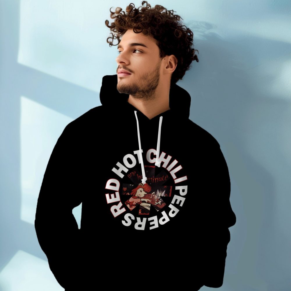 Sweat-shirt à capuche Homme Red Hot Chili Peppers avec un design de RHCP One Hot Minute
