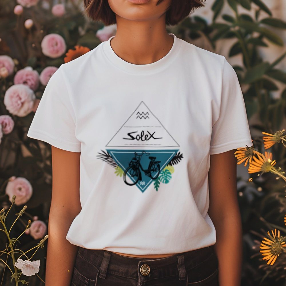 T-shirt Femme Solex avec un design de Solex Triangles