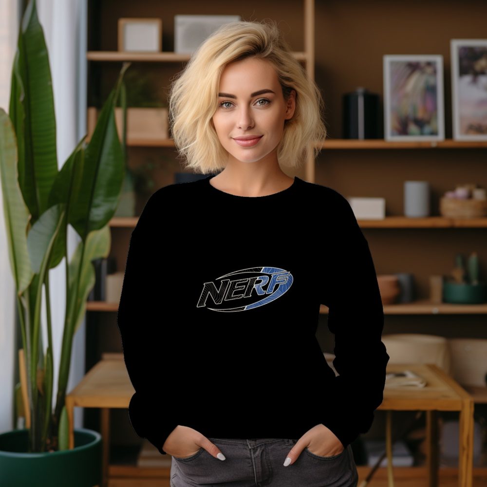 Sweat oversize coton bio Femme Nerf avec un design de Nerf Wave Logo