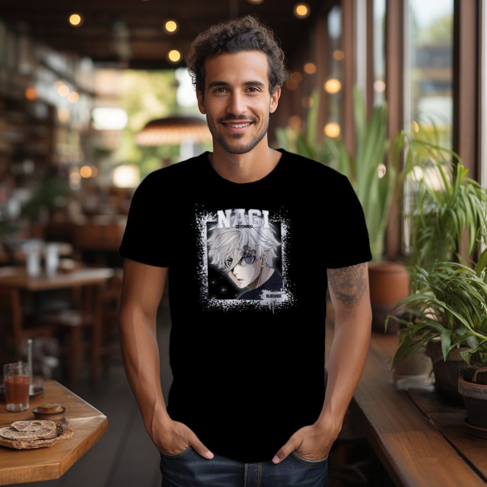 T-shirt Homme Bluelock avec un design de Bluelock Seishiro blanc