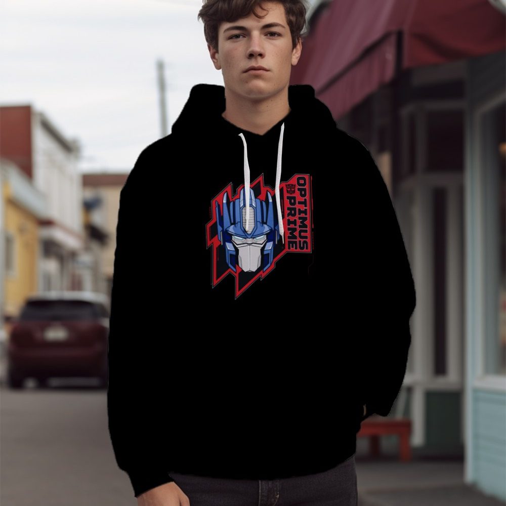 Sweat-shirt à capuche Homme Transformers avec un design de Transformers Optimus Prime