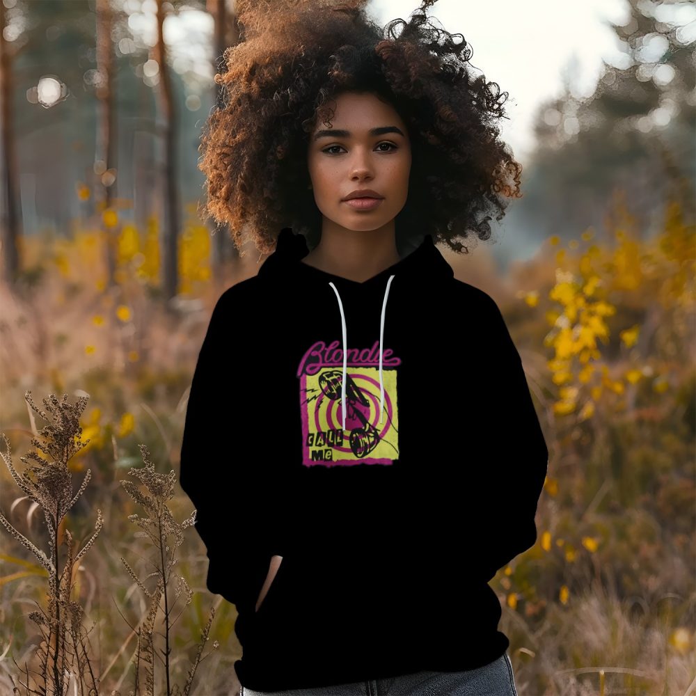 Sweat-shirt à capuche Femme Blondie avec un design de Blondie Call Me