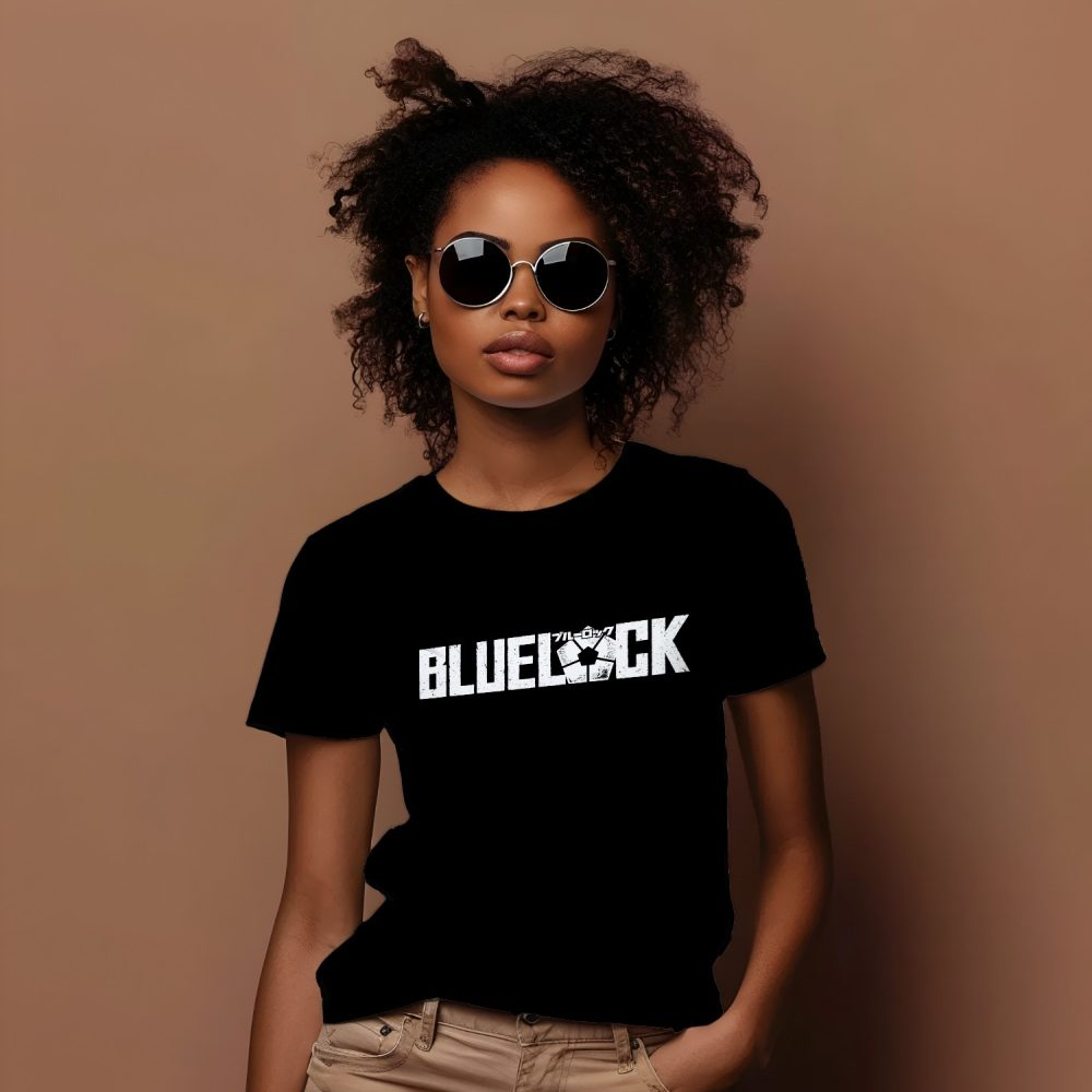 T-shirt Femme Bluelock avec un design de Bluelock blanc