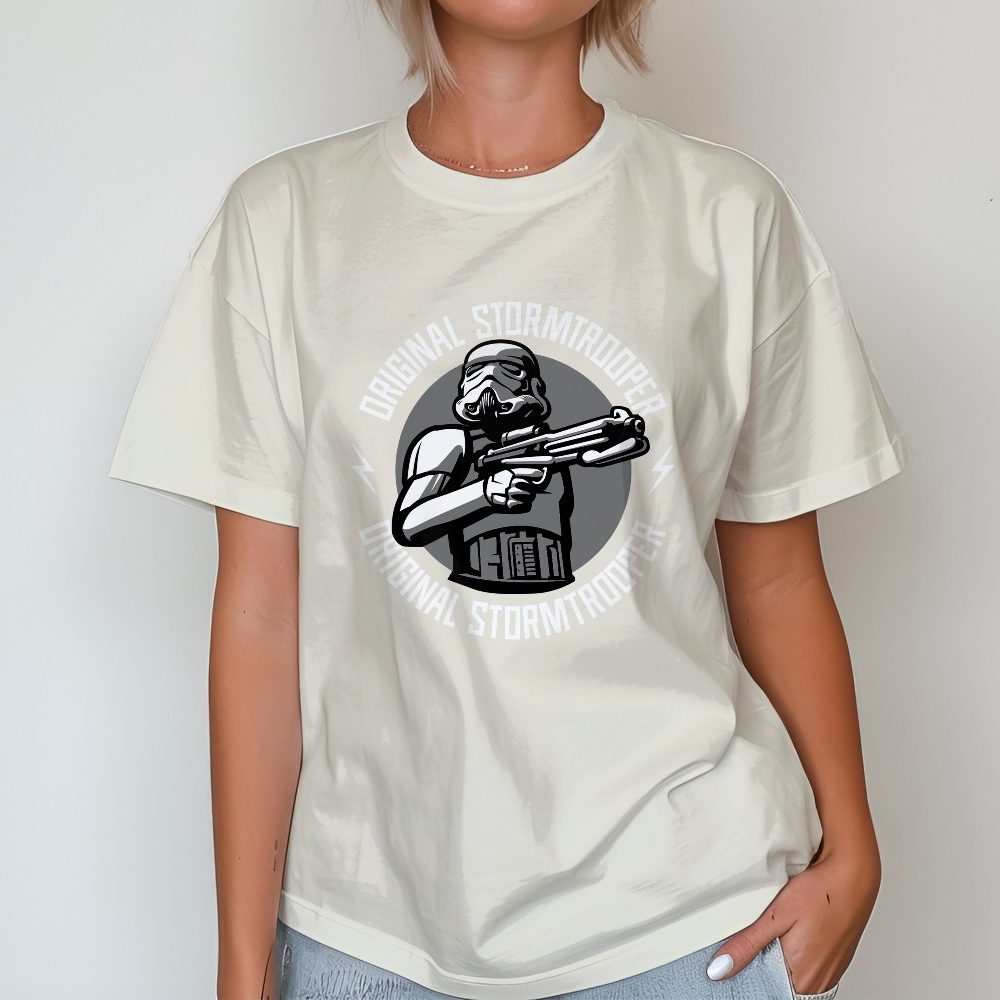 T-shirt bio oversize Femme Original Stormtrooper avec un design de Original Stormtrooper Circle