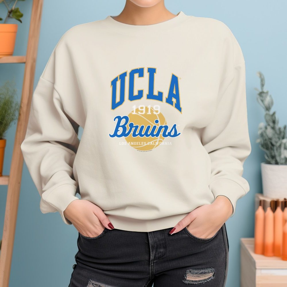 Sweat oversize coton bio Femme UCLA avec un design de UCLA Basket