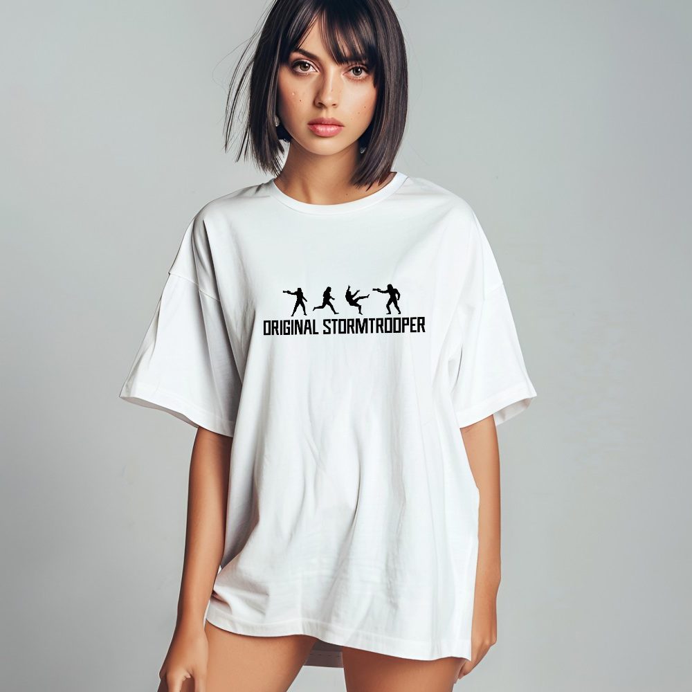 T-shirt oversize coton bio Femme Original Stormtrooper avec un design de Original Stormtrooper Mouvements