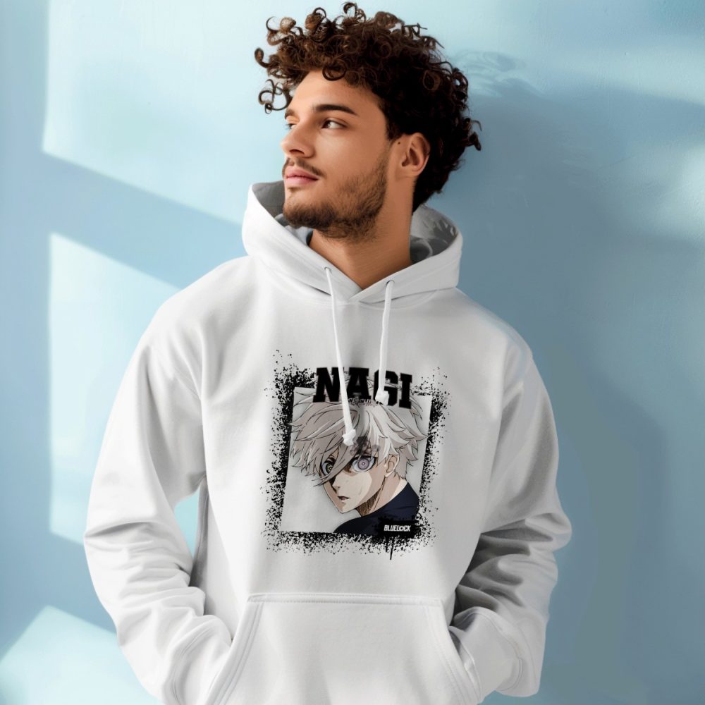 Sweat-shirt à capuche Homme Bluelock avec un design de Bluelock Seishiro noir