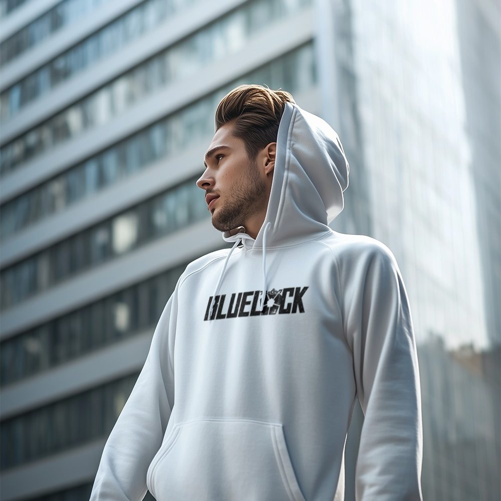 Sweat-shirt à capuche Homme Bluelock avec un design de Bluelock noir