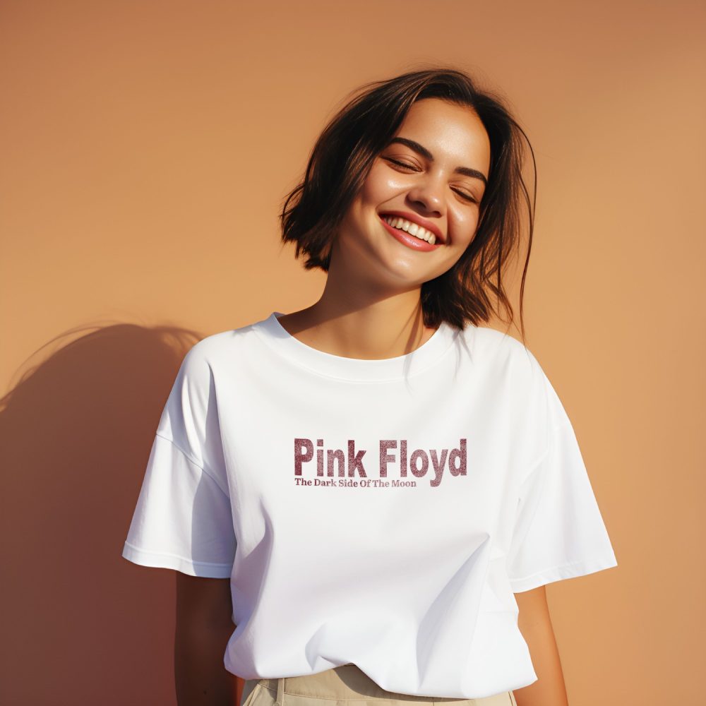 T-shirt bio oversize Femme Pink Floyd avec un design de Pink Floyd