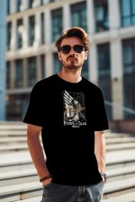 T-shirt Homme Attack On Titan avec un design de Attack On Titan Group blanc