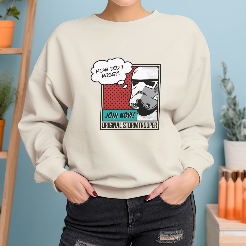 Sweat oversize coton bio Femme Original Stormtrooper avec un design de Original Stormtrooper Join Now
