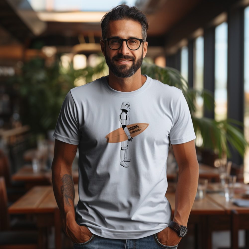 T-shirt Homme Original Stormtrooper avec un design de Original Stormtrooper Surf