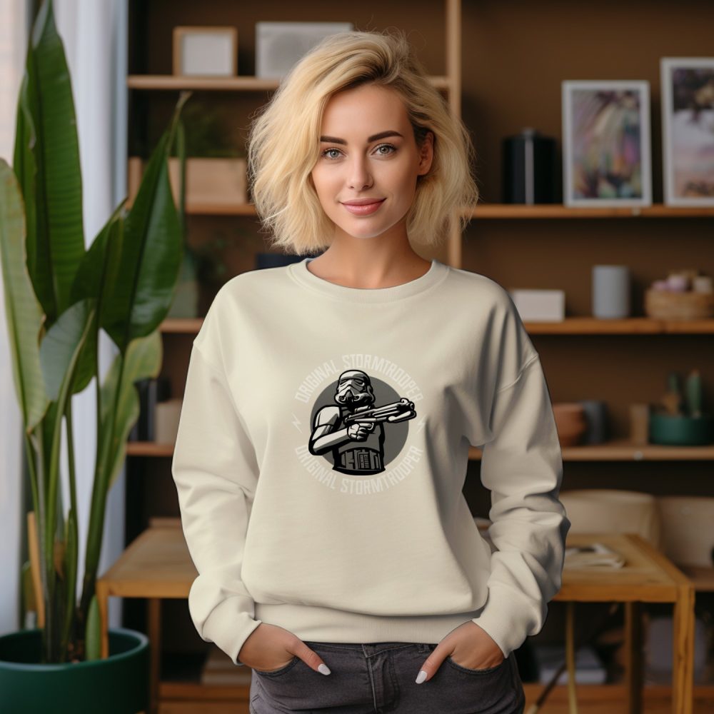 Sweat oversize coton bio Femme Original Stormtrooper avec un design de Original Stormtrooper Circle