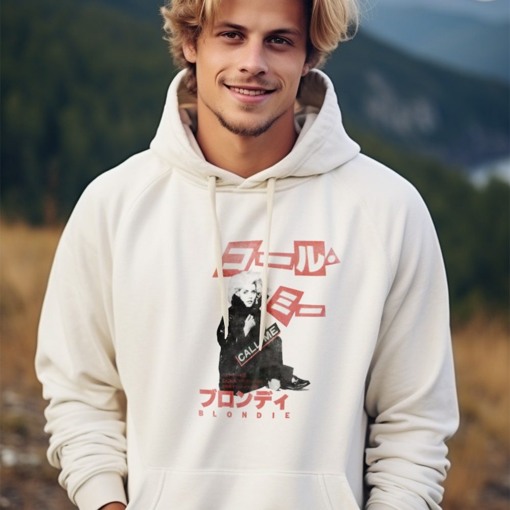 Sweat-shirt à capuche Homme Blondie avec un design de Blondie Call Me Asian