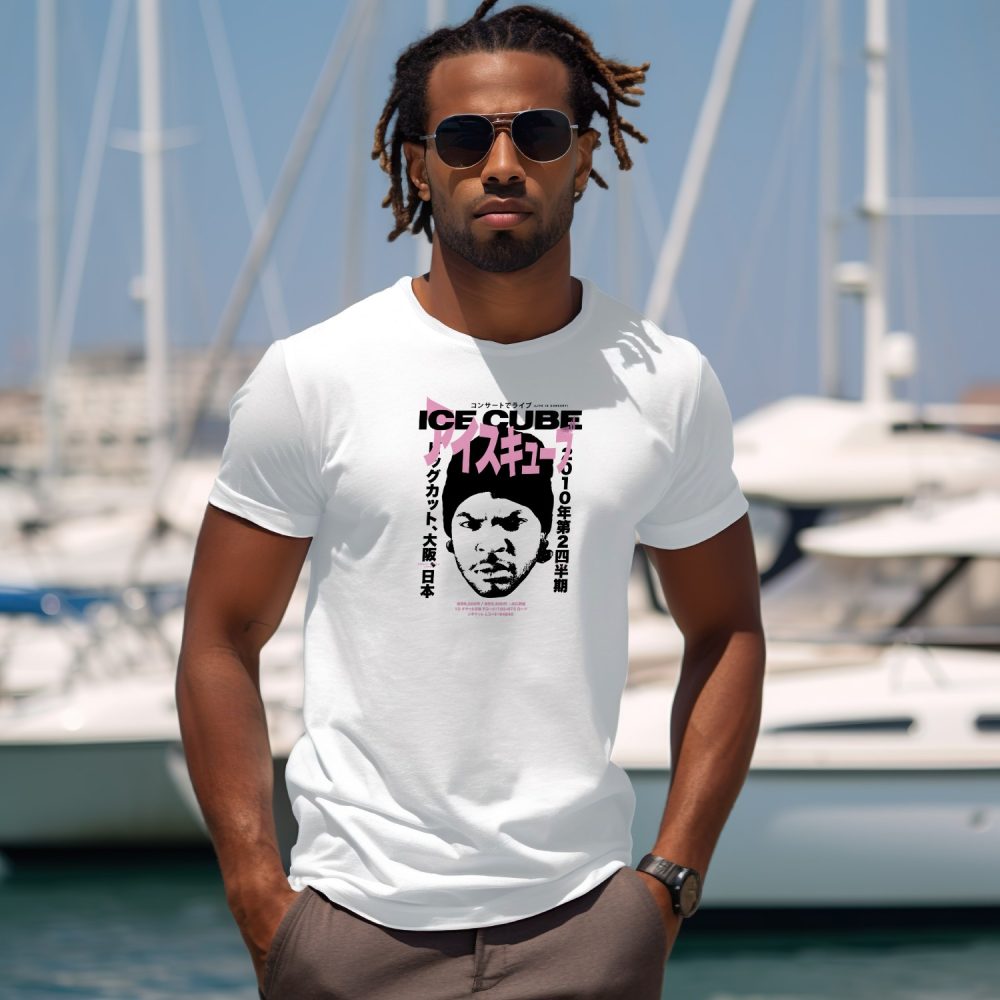 T-shirt homme Ice Cube avec un design de Ice Cube Live Japan