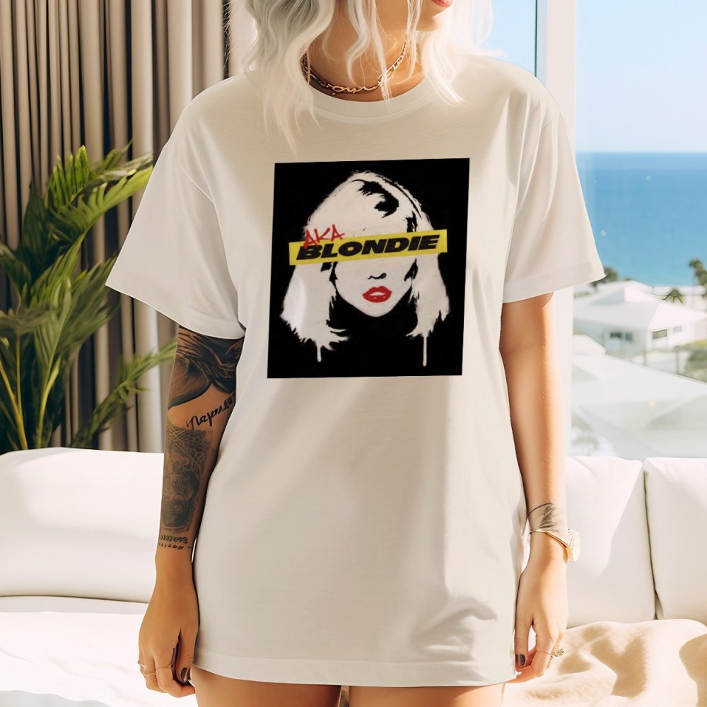 T-shirt oversize coton bio femme Femmes avec un design de Blondie Aka noir