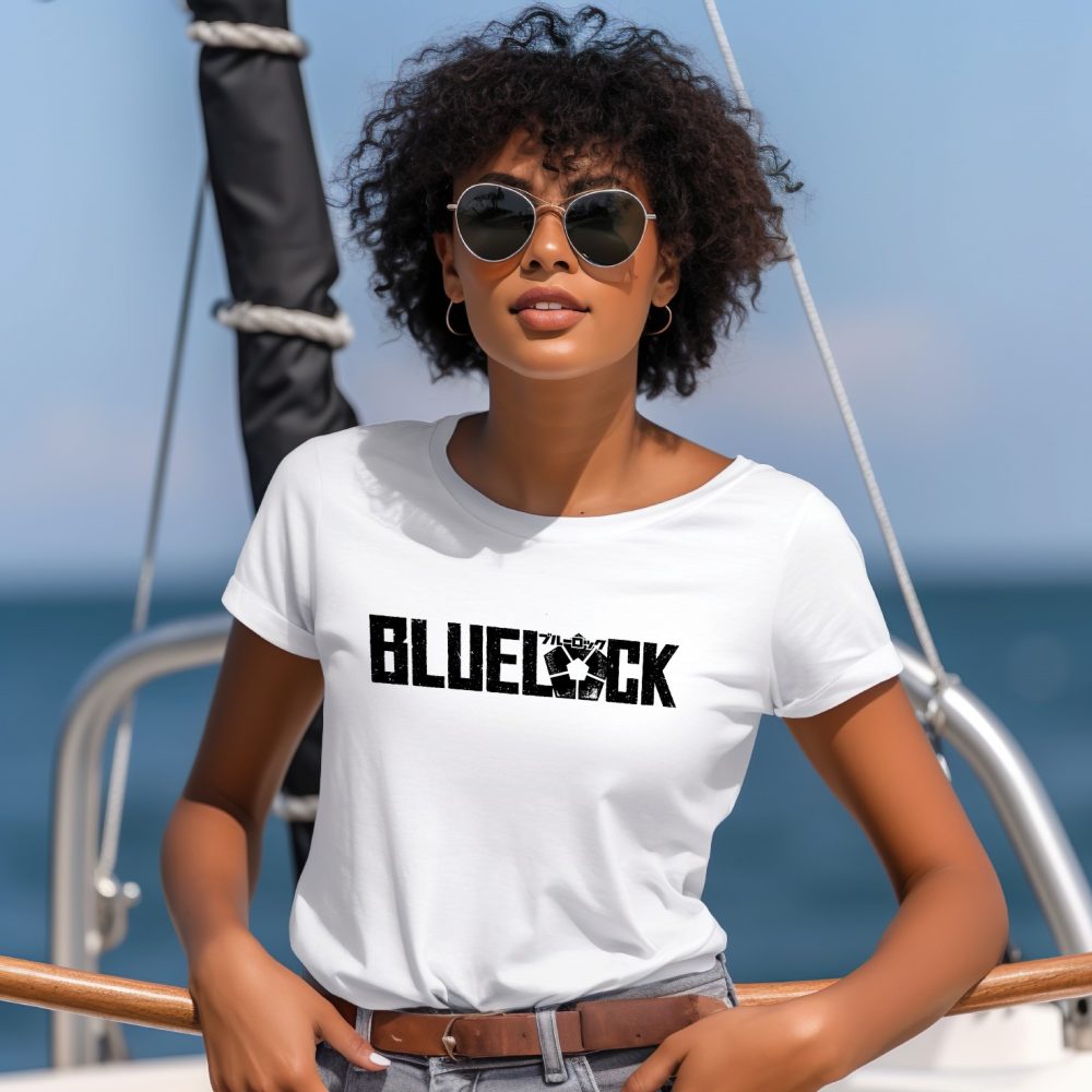 T-shirt Femme Bluelock avec un design de Bluelock noir