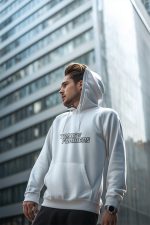 Sweat-shirt à capuche Homme Transformers avec un design de Transformers Logo noir