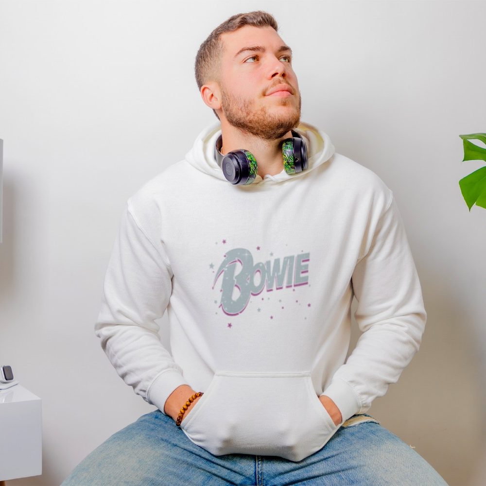 Sweat-shirt à capuche homme Femmes avec un design de Bowie Star