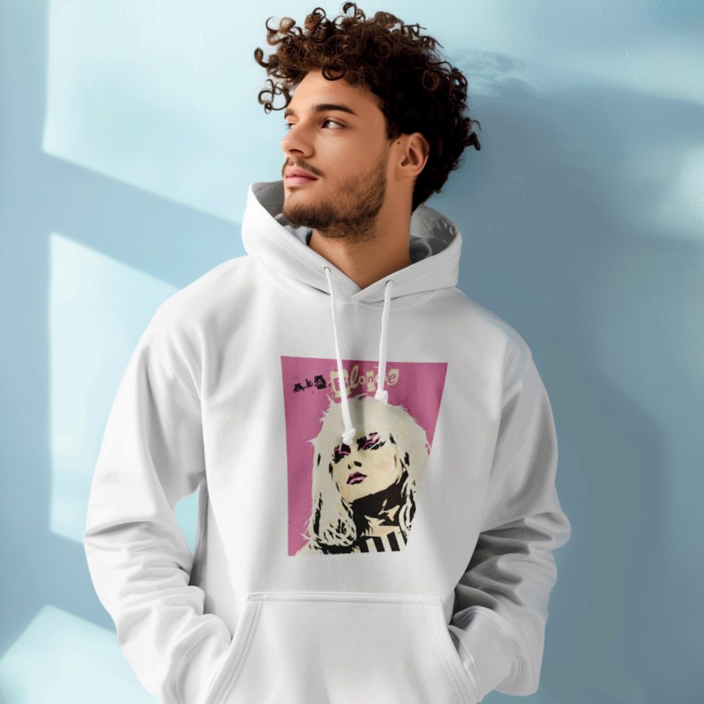 Sweat-shirt à capuche Homme Blondie avec un design de Blondie Aka pink