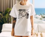 T-shirt oversize coton bio Femme Nirvana avec un design de Nirvana Negative Creep noir