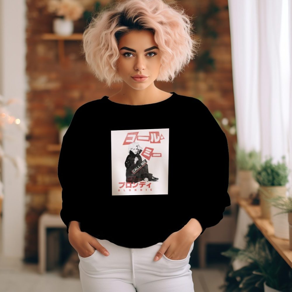 Sweat oversize coton bio Femme Blondie avec un design de Blondie Call Me Asian