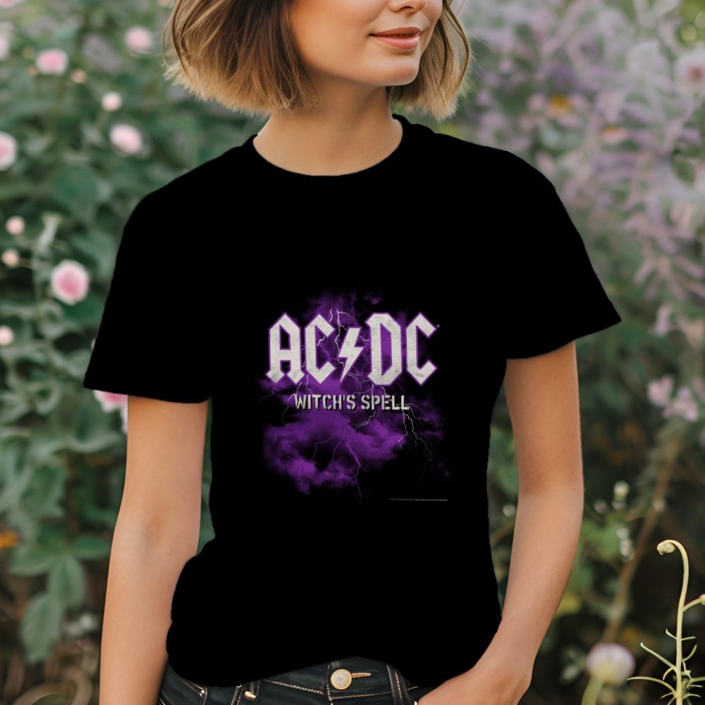 T-shirt Femme ACDC avec un design de ACDC Witch's Spell