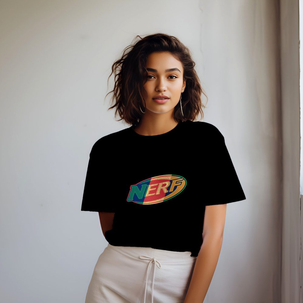 T-shirt oversize coton bio Femme Nerf avec un design de Nerf Couture