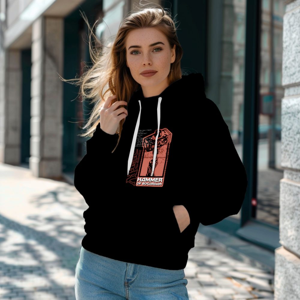 Sweat-shirt à capuche Femme Magic The Gathering avec un design de MTG Hammer