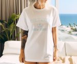 Sweat oversize coton bio Femme Columbia avec un design de Columbia New York bleu ciel