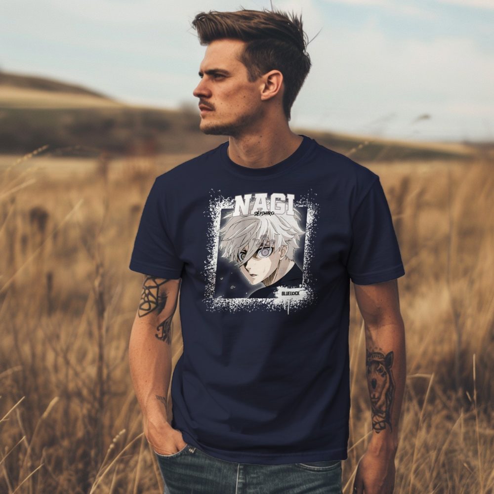 T-shirt Homme Bluelock avec un design de Bluelock Seishiro blanc