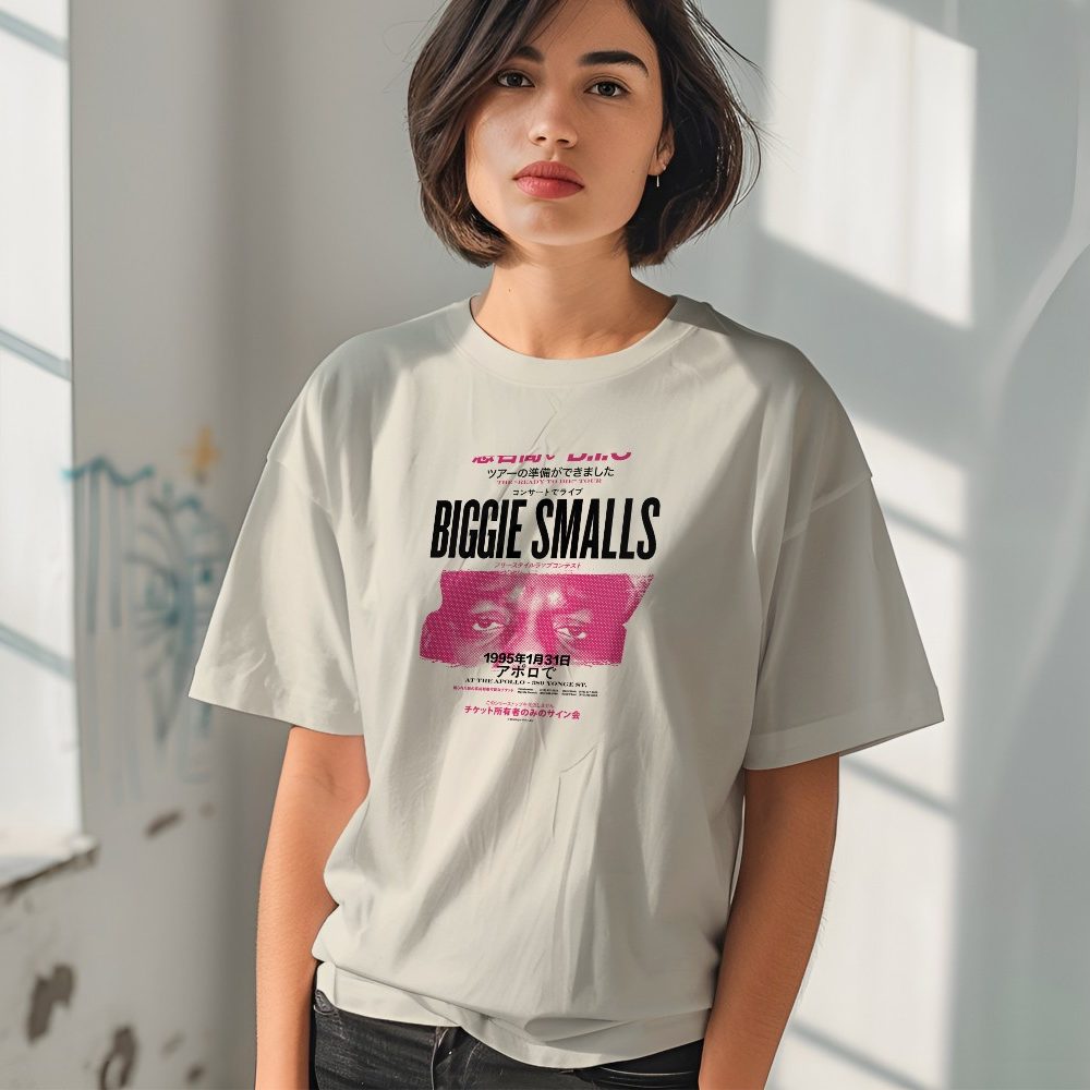 T-shirt bio oversize Femme The Notorious B.I.G. avec un design de The Notorious B.I.G. Biggie Smalls