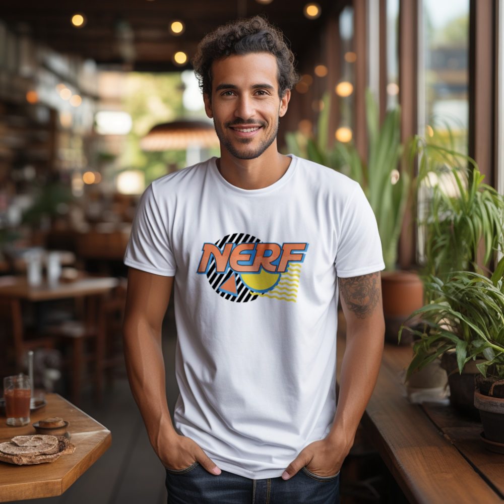 T-shirt Homme Nerf avec un design de Nerf Graphic