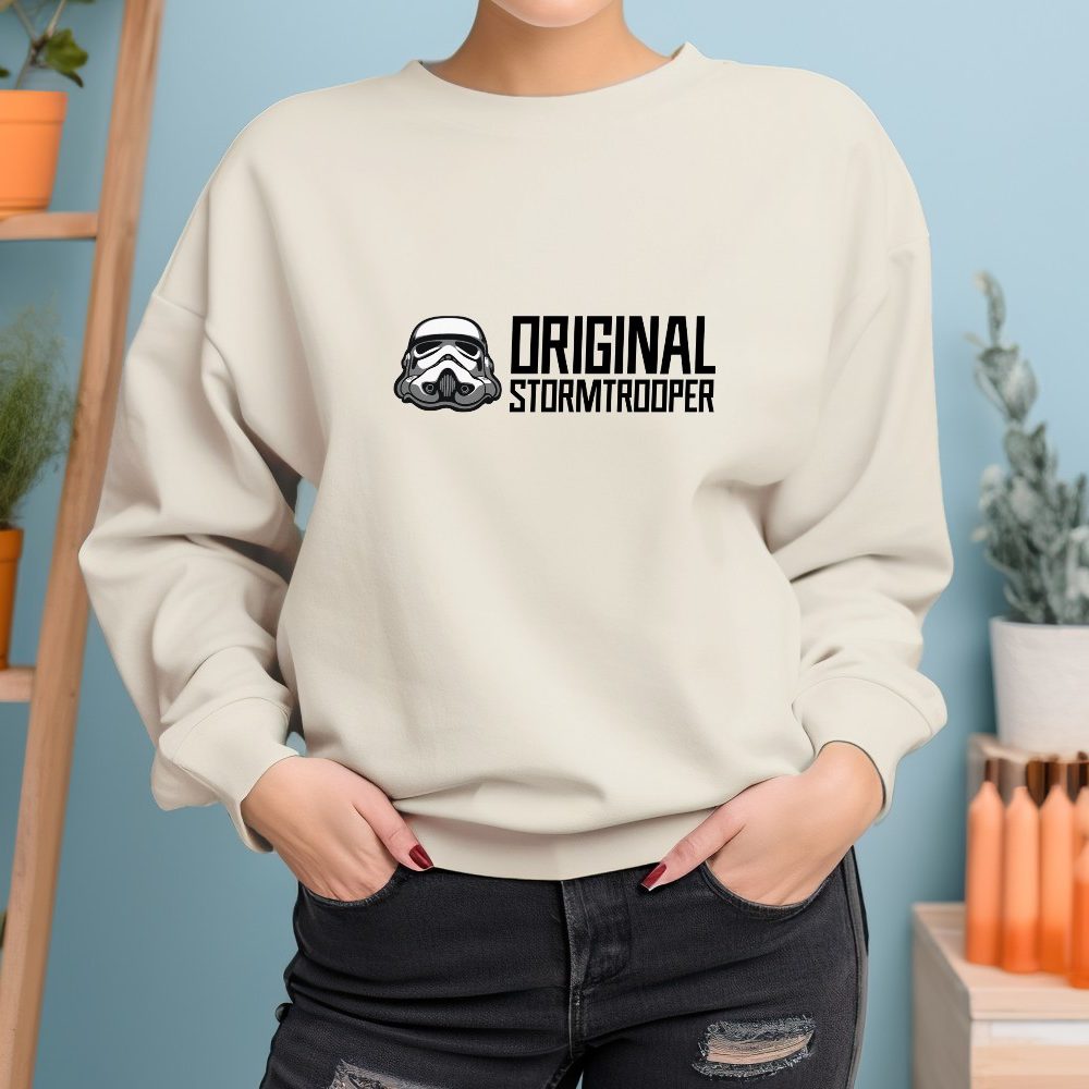 Sweat oversize coton bio Femme Original Stormtrooper avec un design de Original Stormtrooper Logo