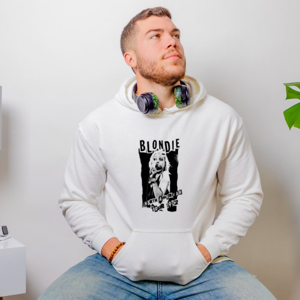 Sweat-shirt à capuche Homme Blondie avec un design de Blondie 1982