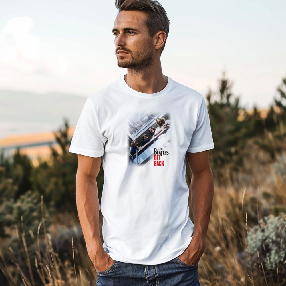 T-shirt Homme The Beatles avec un design de The Beatles Get Back