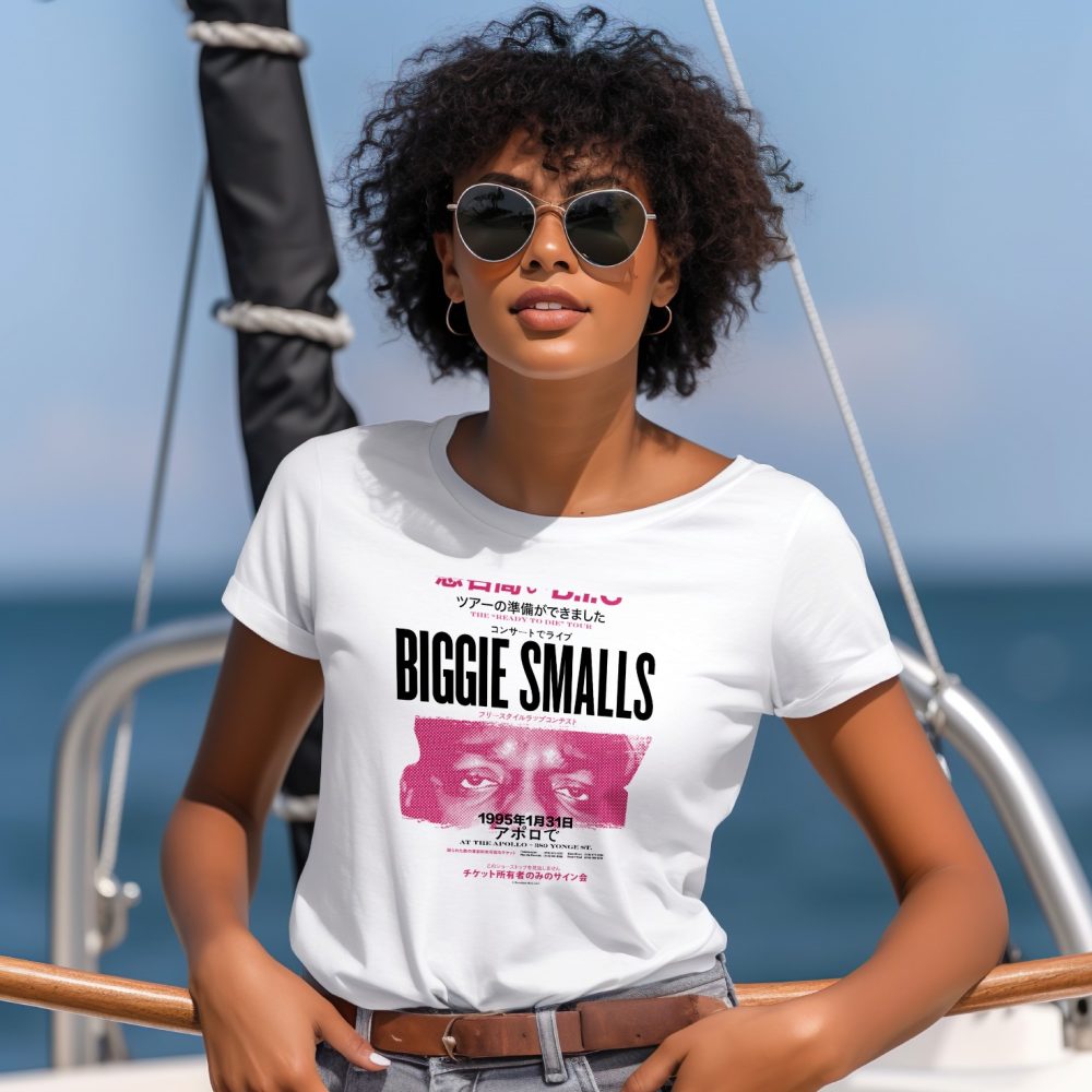 T-shirt Femme The Notorious B.I.G. avec un design de The Notorious B.I.G. Biggie Smalls